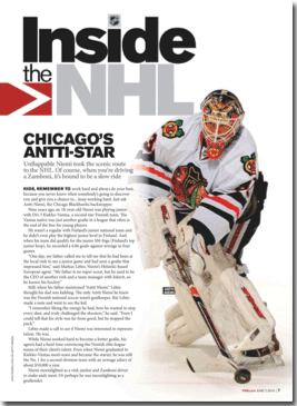 The one-time Zamboni driver, yes. 