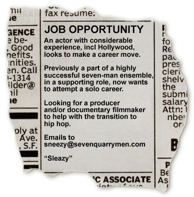 IMAGE: Previously a part of a highly successful seven-man ensemble, in a supporting role, now wants to attempt a solo career. 