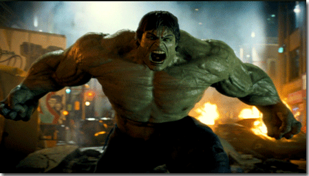 Hulk is more of a man of action. 