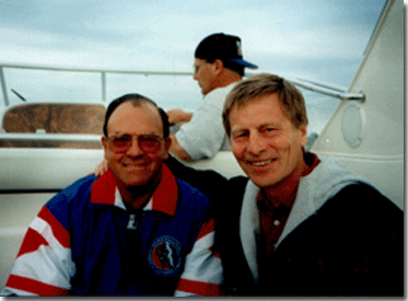 Scotty Bowman (left) wanted Juuso as assistant coach in Buffalo. Twice. The man in the background is not my  father. 