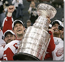 Nicklas Lidstrom, and the Cup.