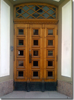 Our front door in Helsinki. I think. 