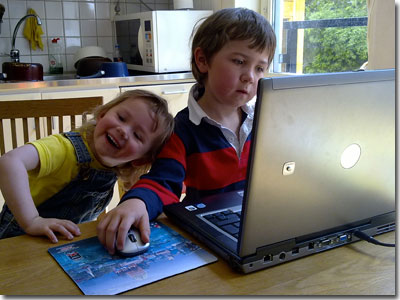 Don't be fooled, the blondie is the mastermind.