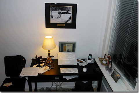 Exactly as it was when I decided to take the photo. No staging.